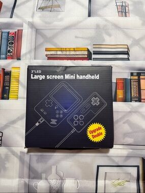 3" LED Large Screen Mini Handheld Gaming Console - Yellow